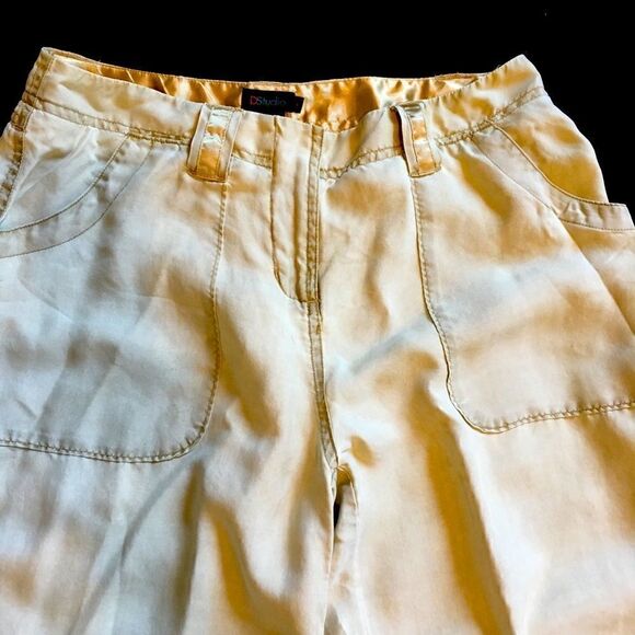 %100 SILK Drawstring bottom pants! Rare & no other - Picture 16 of 16